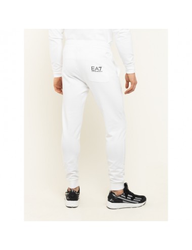 Pantalone con polsini tuta EA7 Emporio Armani uomo 8NPPC1 1101 pantaloni bianco