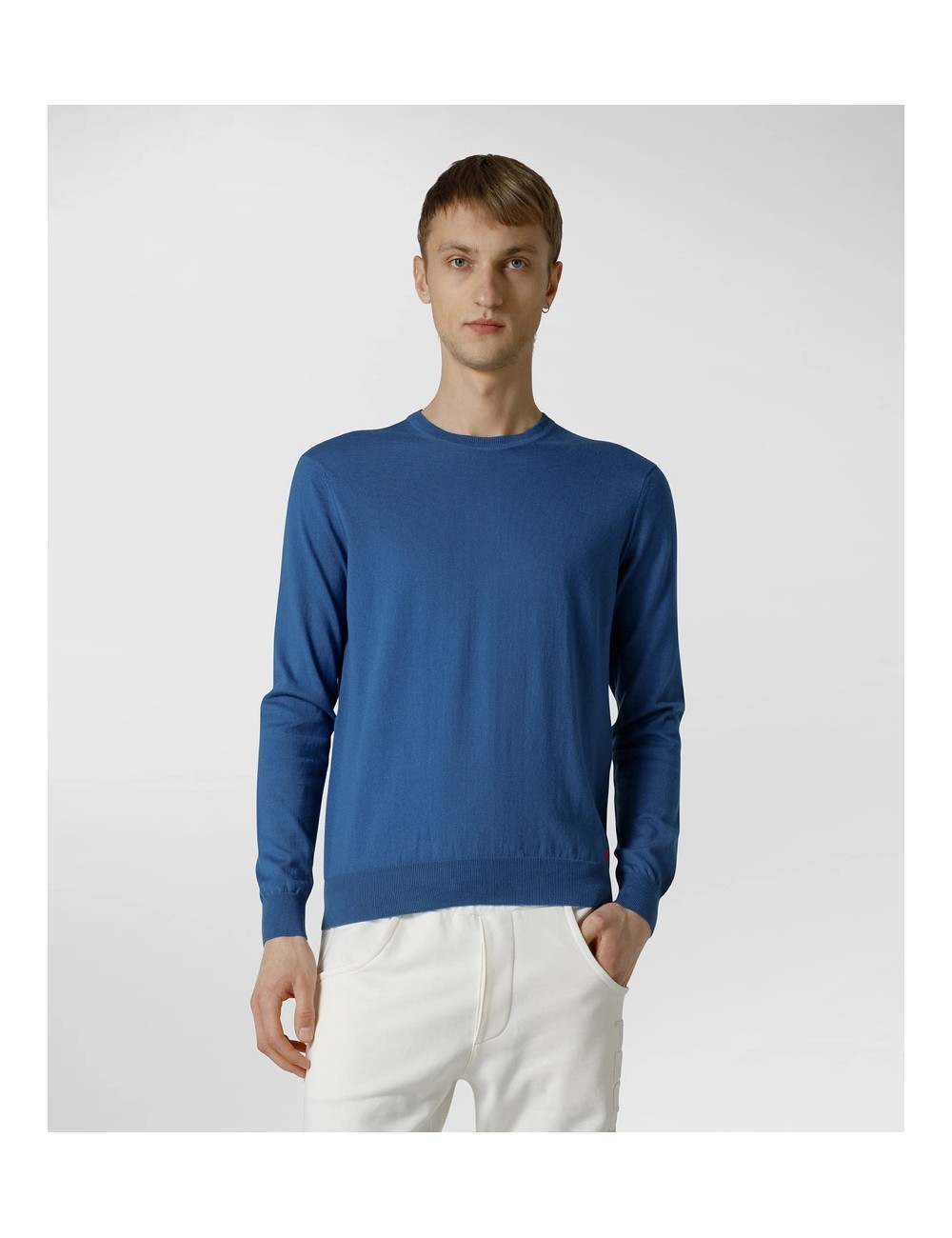 DODOS 254 MAGLIA IN TRICOT LOGO PEUTEREY UOMO MAGLIAETTA SHIRT GIRO