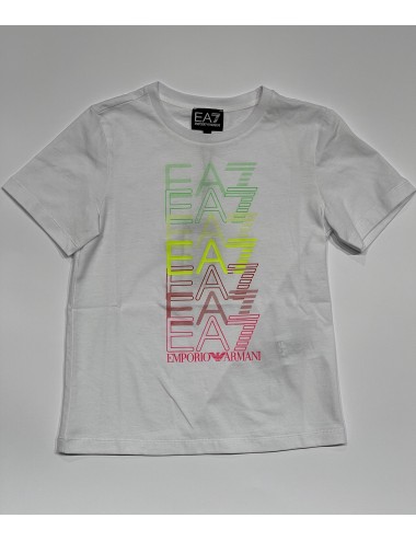 3LBT63 1100 T SHIRT EA7 EMPORIO ARMANI KIDS JUNIOR MAGLIA MAGLIETTA BAMBINO