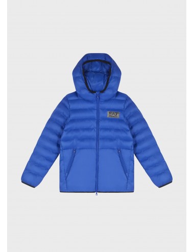 6LBB03 GIUBBOTTO BAMBNINO EA7 EMPORIO ARMANI KIDS PIUMINO GIUBBINO WINTER BLU