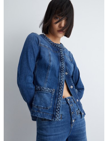 UA3213 GIACCA IN DENIM JEANS LIU JO DONNA GIUBBINO GIUBBOTTO WOMAN JACKET