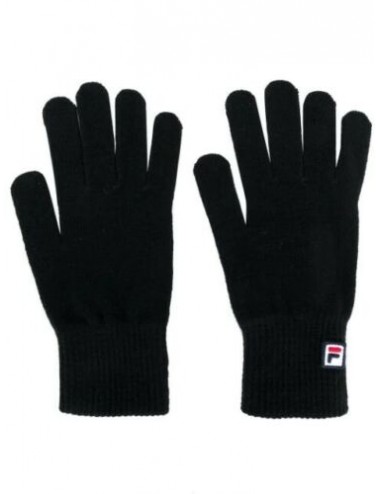 Guanti FILA unisex basic knitted gloves accessori guanto 686040 NERO uomo donna