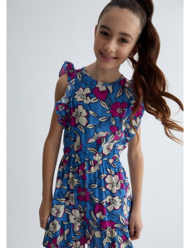 GA3182 ABITO FLOREALE LIU JO KIDS BAMBINA VESTITO VESTITINO ECOSOSTENIBILE ABITI