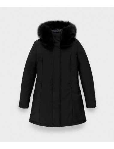 LADY TECH FUR JACKET NERO REFRIGIWEAR PARKA DONNA GIUBBOTTO GIUBBINO GIACCA