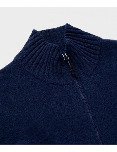 SPENCER PULLOVER BLU REFRIGIWEAR UOMO MAGLIA APERTA CON ZIP MAGLIONE SHIRT MAN