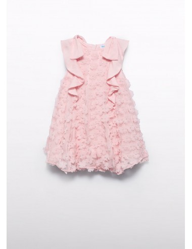 042 VESTITO ABEL E LULA BAMBINA EFFETTO 3D DRESS ABITO ABITINO CERIMONIA GIRL