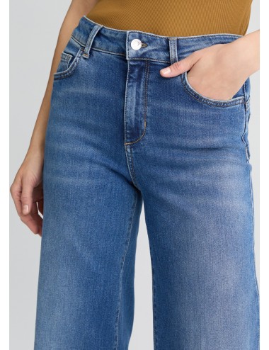 UA5279 JEANS DONNA LIU JO FLARE CON CINTURA DENIM PANTALONE DONNA PANTALONI