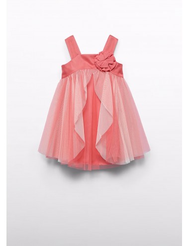 049 VESTITO ABEL E LULA A STRATI E TULLE ABITO CERIMONIA BAMBINA GIRL VESTITINO