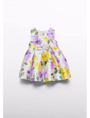 019 VESTITO ABEL E LULA ABITO MIKADO BAMBINA CERIMONIA GIRL KID VESTITO A FIORI