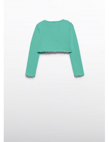 382 033 CARDIGAN ABEL E LULA BAMBINA GIACCA TRICOT ONDE GIRL BAMBINA KIDS MAGLIA