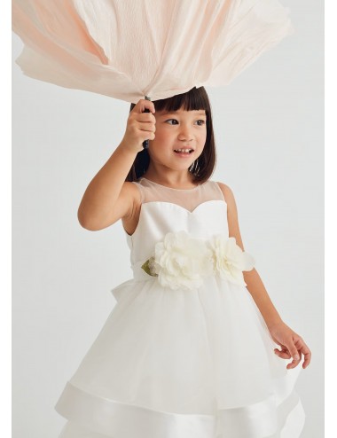 035 VESTITO ABEL E LULA CERIMONIA VESTITO IN TULLE COMBINED GIRL RAGAZZA BAMBINA