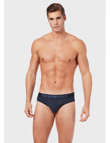 Pack 2 slip con pattern decorativo 111733 9A504 Emporio Armani uomo mutande NEW
