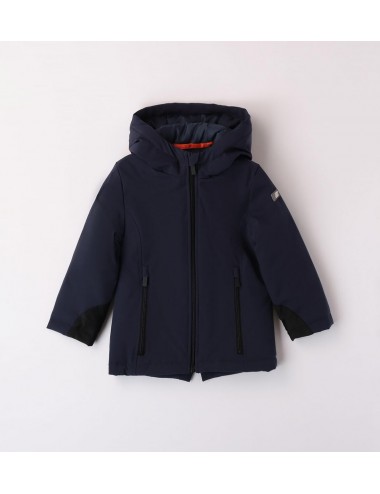 7527 GIUBBINO BAMBINO IDO GIUBBOTTO TECNICO PIUMINO PARKA BIMBO KID KIDS BLU