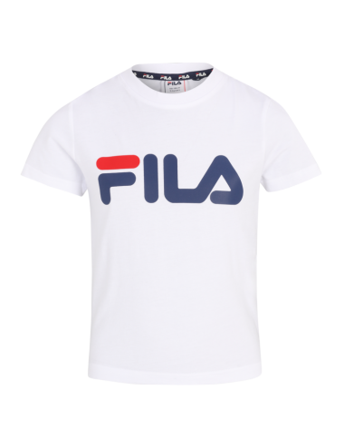 0123 10001 T SHIRT FILA KIDS UNISEX MAGLIA BAMBINO BAMBINA KID GIROCOLLO LOGO