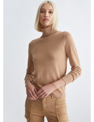 WF3126 71320 MAGLIA DONNA LIU JO DOLCEVITA COLLO ALTO MAGLIETTA SHIRT MAGLIE