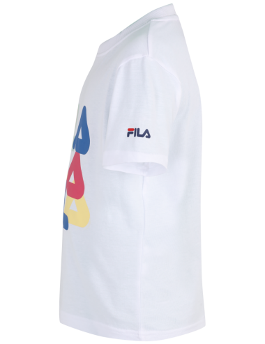 0129 10001 T SHIRT FILA KIDS BAMBINA MAGLIA MAGLIETTA MANICA CORTA LOGO KID