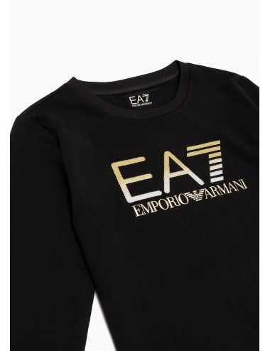 6RFT13 0200 T SHIRT EA7 EMPORIO ARMANI GIRL MAGLIA BAMBINA KIDS MANICA LUNGA