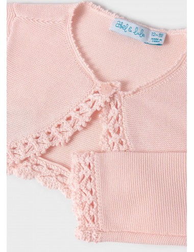 365 078 BOLERO ABEL E LULA GIACCA CARDIGAN CORPISPALLE BAMBINA GIRL MAGLIA 05365