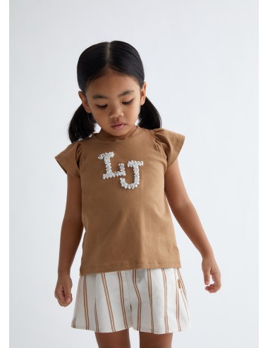 KA3119 X0100 T SHIRT BAMBINA LIU JO KIDS MAGLIA MAGLIETTA CON LOGO MANICA CORTA