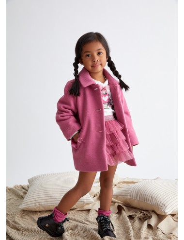 KF3097 CAPPOTTO LIU JO GIRL CAPPOTTINO IN MISTO LANA BAMBINA KIDS KID GIACCONE
