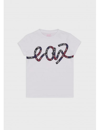 3RFT06 1100 T SHIRT EA7 EMPORIO ARMANI MAGLIA GIRL BAMBINA MAGLIETTA CON LOGO