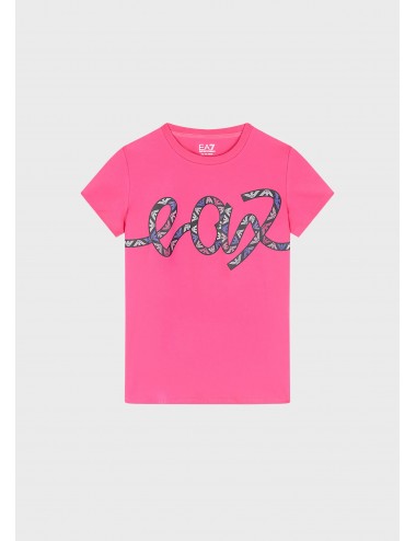 3RFT06 1417 T SHIRT EA7 EMPORIO ARMANI MAGLIA GIRL BAMBINA MAGLIETTA CON LOGO