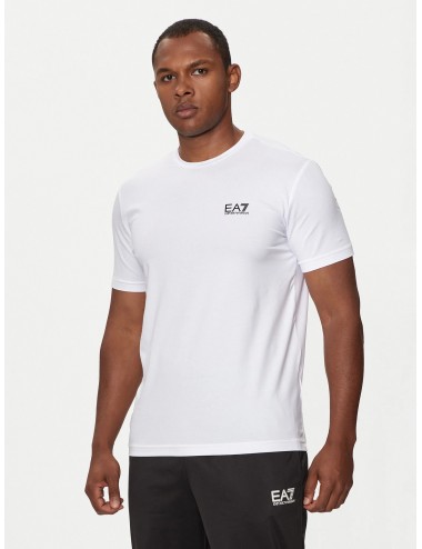 8NPT26 1100 T SHIRT UOMO EA7 EMPORIO ARMANI MAGLIA MAGLIETTA GIROCOLLO BIANCO