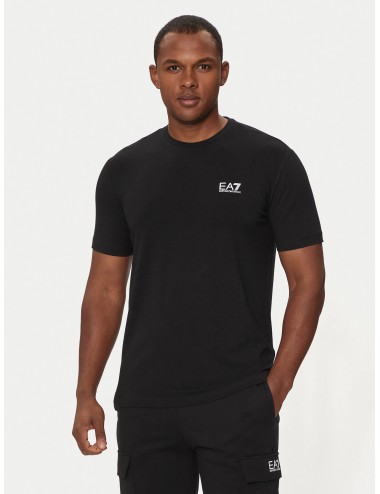 8NPT26 1200 T SHIRT UOMO EA7 EMPORIO ARMANI MAGLIA MAGLIETTA GIROCOLLO MAN NERO