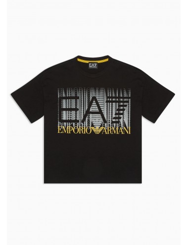 3DBT59 1200 T SHIRT EA7 EMPORIO ARMANI BOY MAGLIA MAGLIETTA CON LOGO KID KIDS
