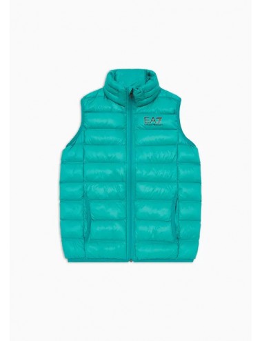 8NBQ02 1815 GILET IMBOTTITO EA7 EMPORIO ARMANI PIUMINO GIUBBINO SMANICATO BOY