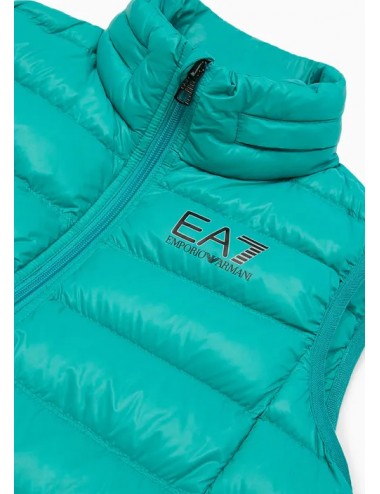 8NBQ02 1815 GILET IMBOTTITO EA7 EMPORIO ARMANI PIUMINO GIUBBINO SMANICATO BOY