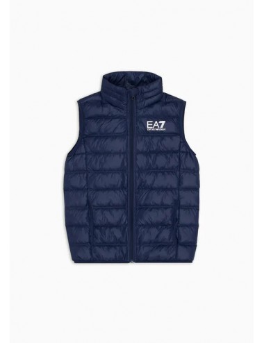 8NBQ02 1554 GILET IMBOTTITO EA7 EMPORIO ARMANI PIUMINO GIUBBINO SMANICATO BOY