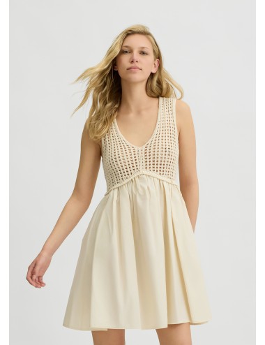 WA5385 C3721 ABITO DONNA LIU IN COTONE VESTITO CORTO ABITINO WOMAN DRESS