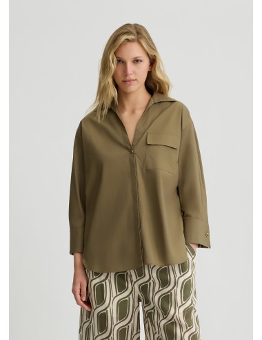 WA5203 CAMICIA DONNA LIU JO CON STAMPA FANTASIA SHIRT WOMAN MANICA 3/4 COTONE