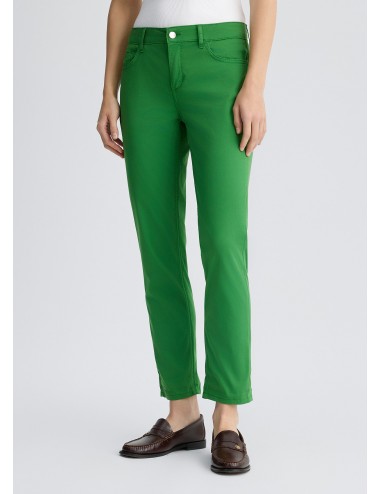 WA5417 80135 PANTALONE LIU JO DONNA PANTALONI SKINNY CROPPED WOMAN COLORE VERDE