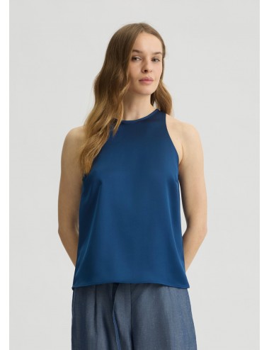 CA5277 X0648 TOP LIU JO CON FIOCCO SHIRT SOTTOGIACCA CANOTTA MORBIDA DONNA
