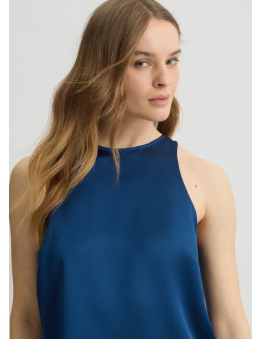 CA5277 X0648 TOP LIU JO CON FIOCCO SHIRT SOTTOGIACCA CANOTTA MORBIDA DONNA