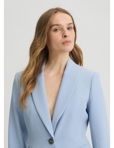 CA5363 GIACCA DONNA LIU JO BLAZER SLIM COLORE AZZURRO JACKET WOMAN CON BOTTONE
