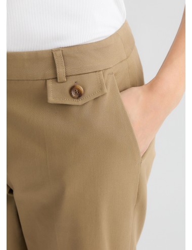 CA5344 PANTALONE DONNA LIU JO PANTALONI CHINO COLORE BEIGE CROPPED WOMAN