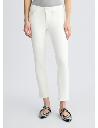 UA5006 10701 JEANS LIU JO PANTALONI DONNA PANTALONE CROPPED CON RISVOLTO LOGO
