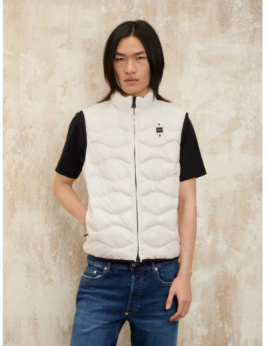 02230 100 GILET SMANICATO A ONDE DANNY BLAUER GIUBBINO GIUBBOTTO GIUBBETTO UOMO