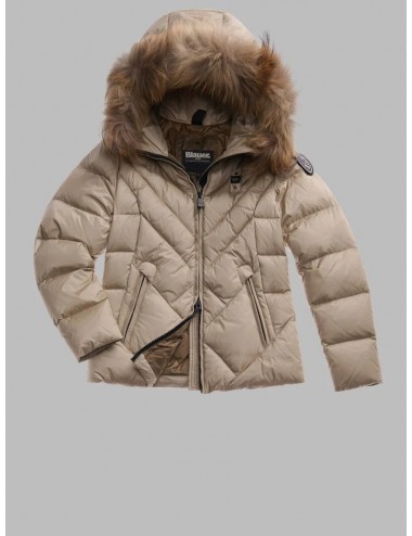 25WBLDC03097 301LT GIUBBINO BLAUER DONNA ALICIA CAPPUCCIO PELLICCIA PIUMINO