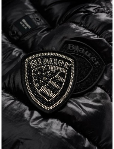 25WBLGC02391 GIUBBINO BLAUER BAMBINA GIUBBETTO CARROL JUNIOR GIRL PIUMINO NERO