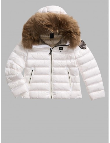 25WBLGC03380 100GG GIUBBINO BAMBINA BLAUER PIUMINO ARCADIA CAPPUCCIO PELLICCIA