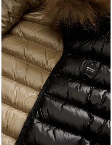 25WBLGC03380 999EI GIUBBINO BAMBINA BLAUER PIUMINO ARCADIA CAPPUCCIO PELLICCIA