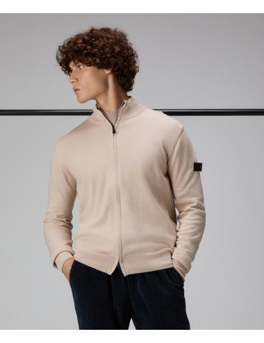 RENNEL 388 MAGLIA APERTA PEUTEREY UOMO CARDUGAN CON ZIP MAGLIONE MISTO LANA