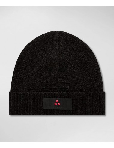 CANOVA 01 NERO CAPPELLO PEUTEREY IN CINIGLIA PER UOMO CUFFIA CAPPELLINO BERRETTO