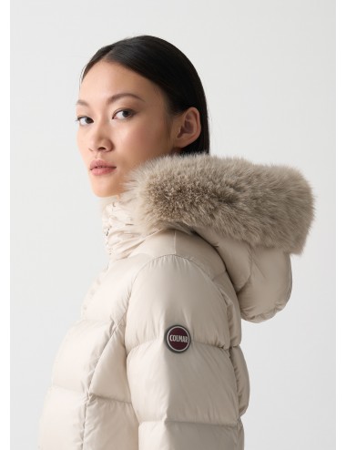 2221 16 GIUBBINO COLMAR DONNA PELLICCIA CAPPUCCIO PIUMINI LUNGO GIUBBOTTO PARKA