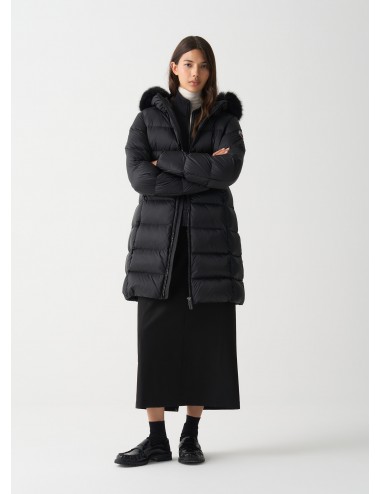 2221 99 GIUBBINO COLMAR DONNA PELLICCIA CAPPUCCIO PIUMINI LUNGO GIUBBOTTO PARKA