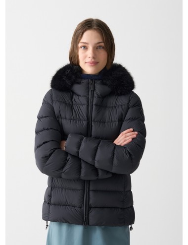 2239 99 GIUBBINO DONNA COLMAR CAPPUCCIO PELLICCIA PIUMINO OPACO GIUBBOTTO GIACCA